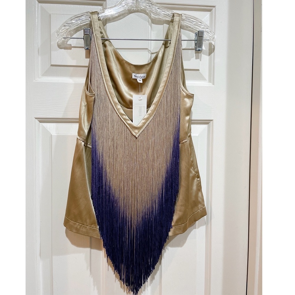 🎀HP🎀 Foley & Corinna Fringe Top, NWT